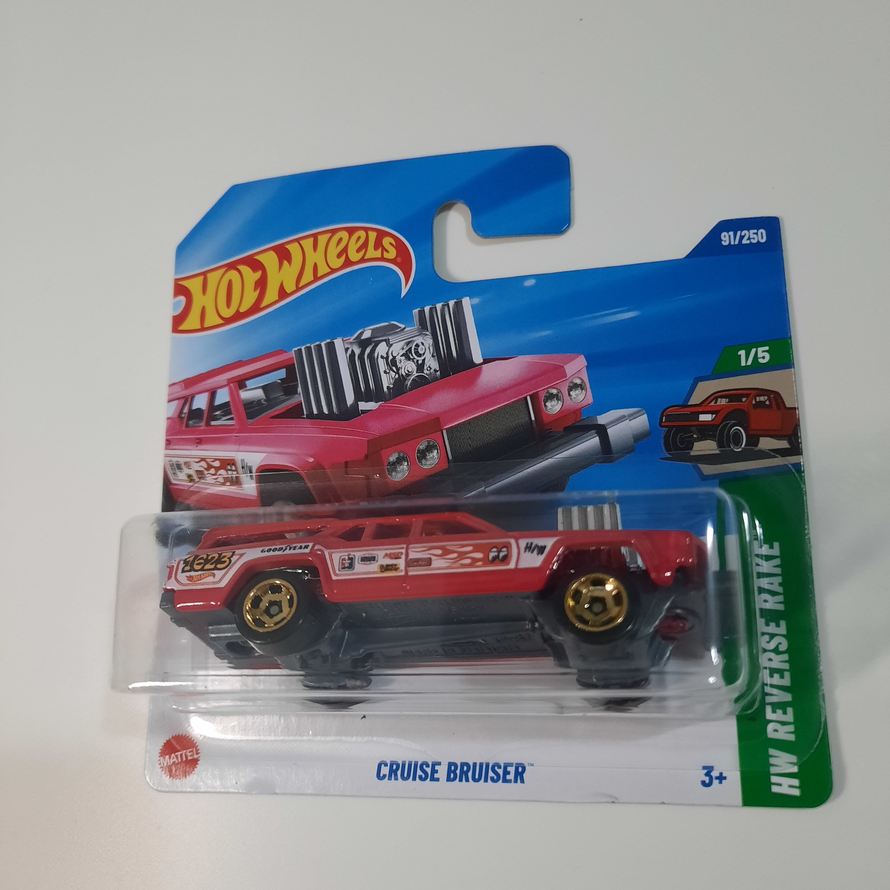 91/250 Cruise Bruiser HW Reverse Rake 1/5 Hot Wheels 2025