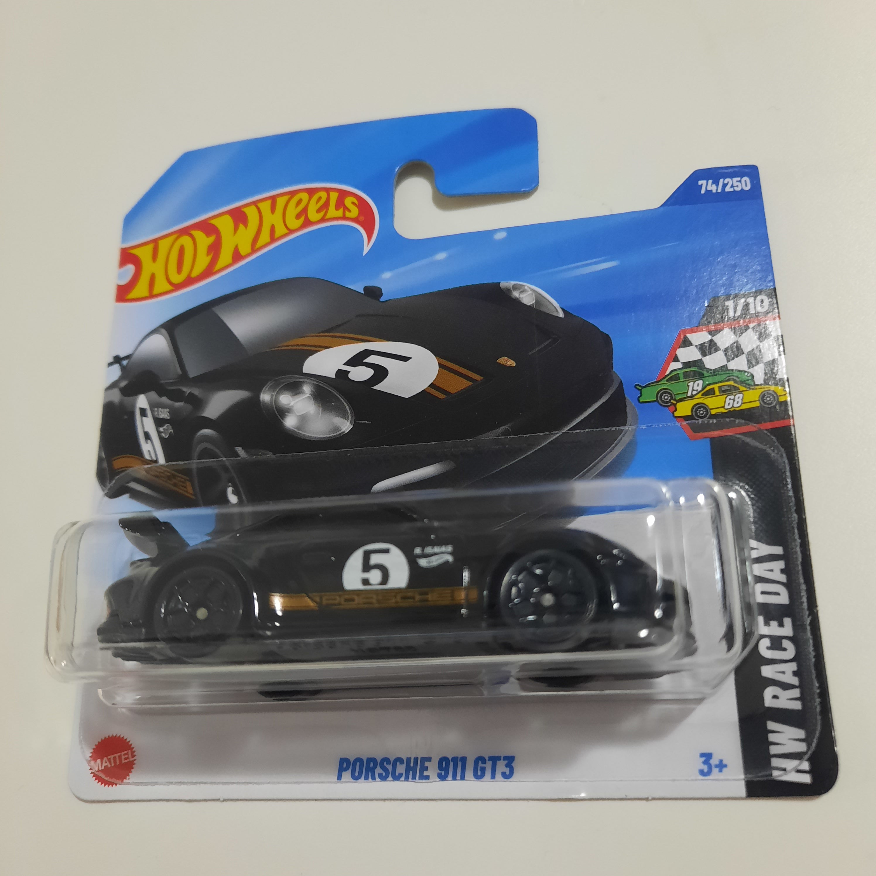 74/250 Porsche 911 GT3 HW Race Day 1/10 Hot Wheels 2025