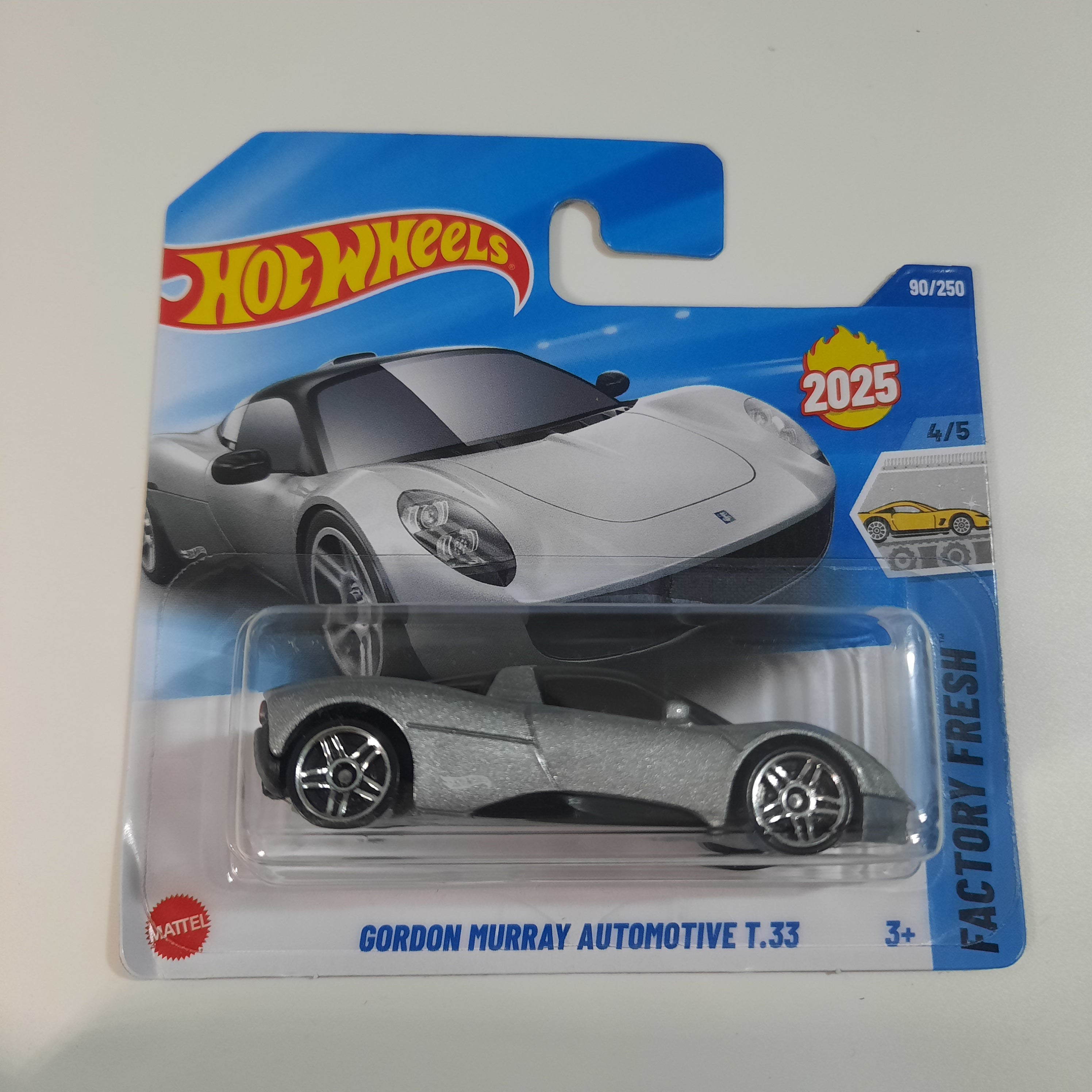 90/250 Gordon Murray Automotive T.33 HW Factory Fresh 4/5 Hot Wheels 2025