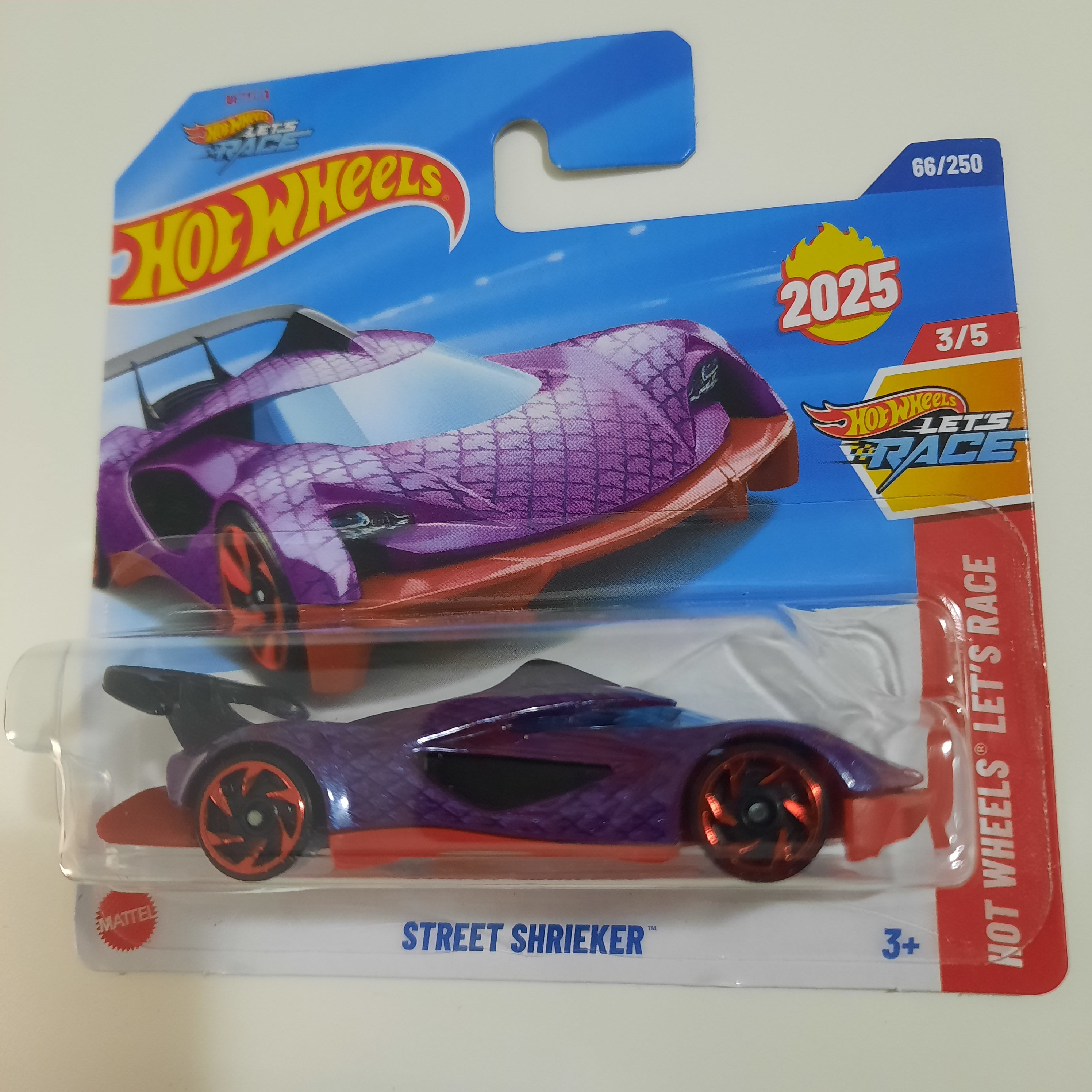 66/250 Street Shrieker HW Let's Race 3/5 Hot Wheels 2025