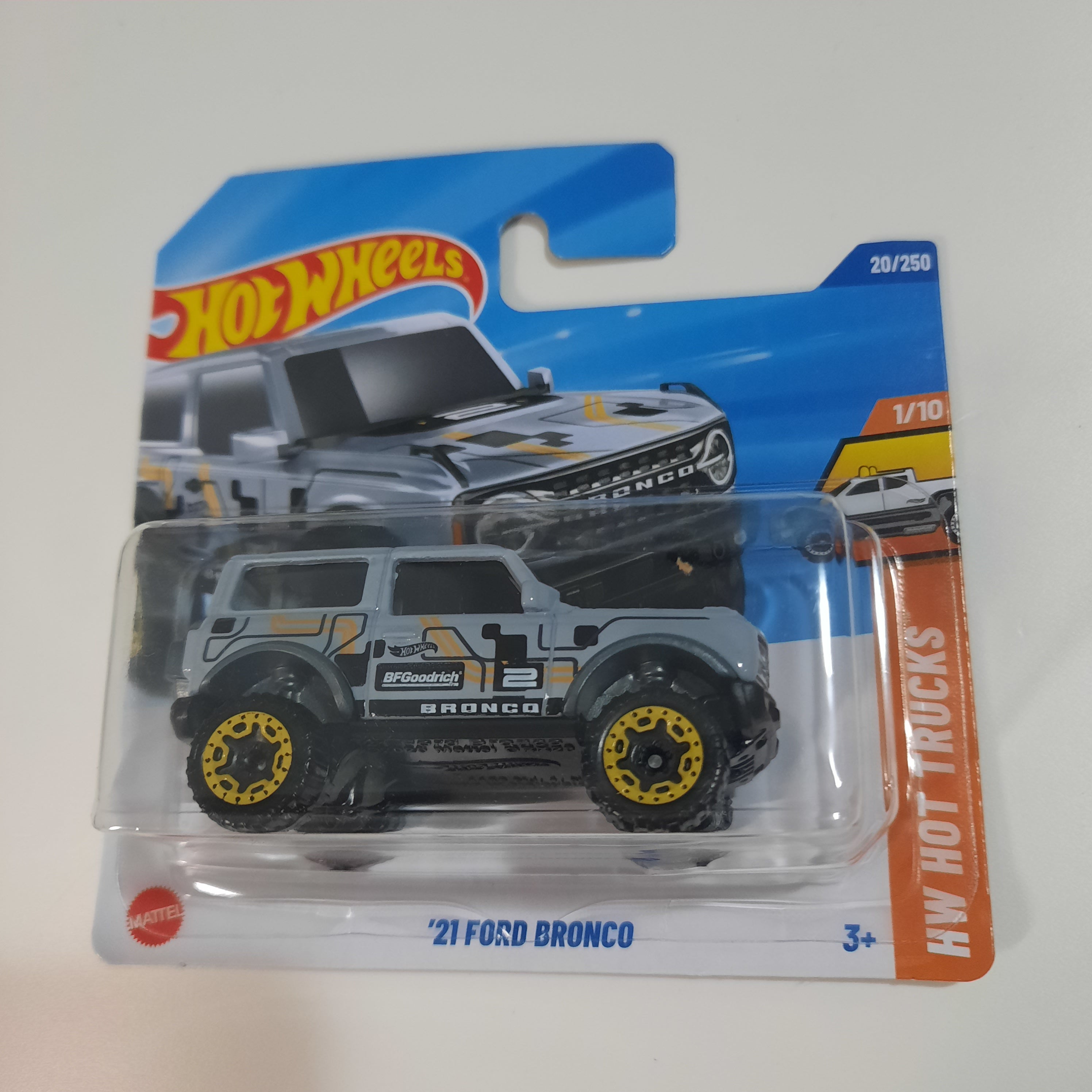 20/250 '21 Ford Bronco HW Hot Trucks 1/10 Hot Wheels 2025