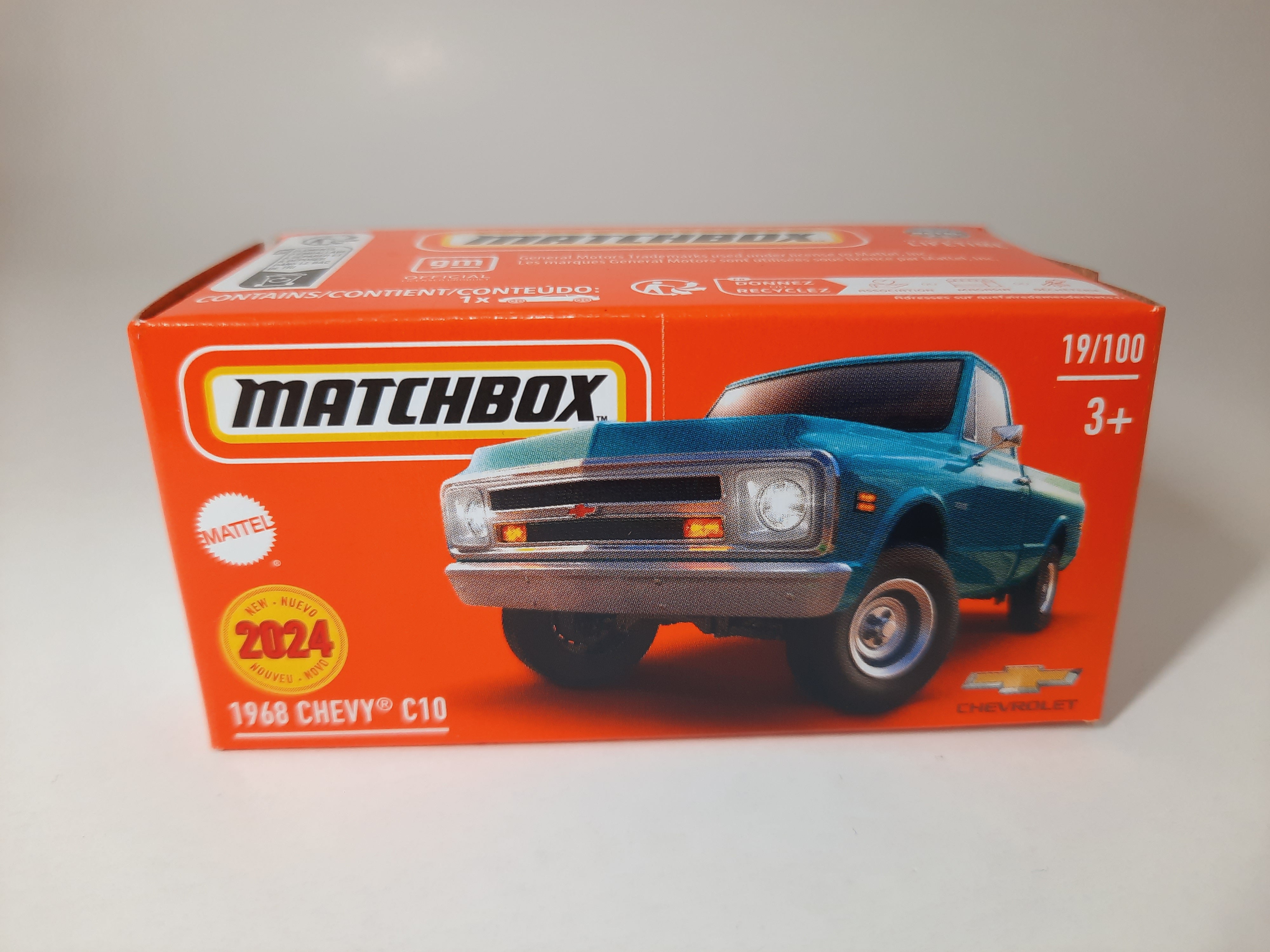 1968 Chevy C10 19/100 Matchbox 2024