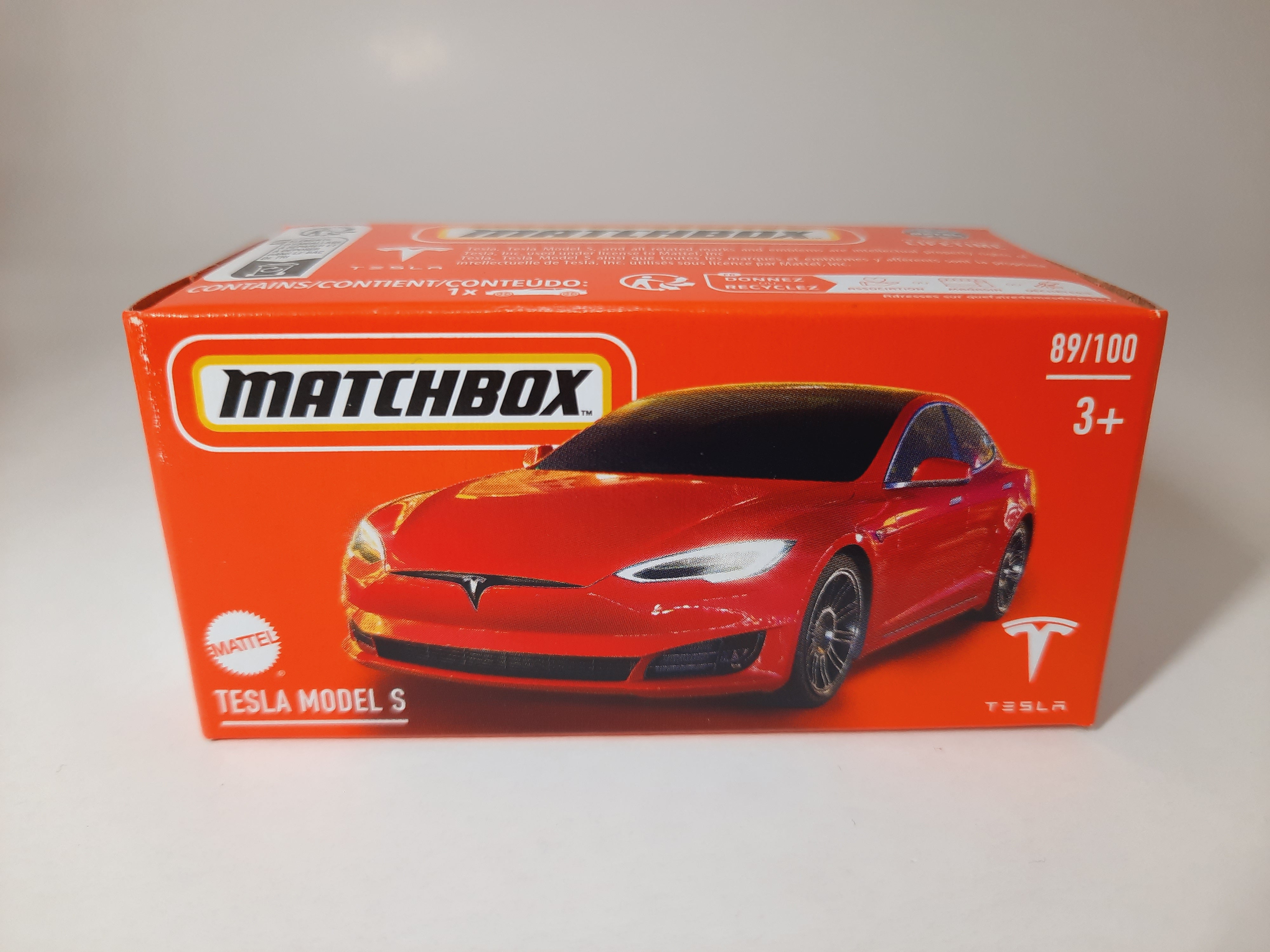 Tesla Model S 89/100 Matchbox 2024