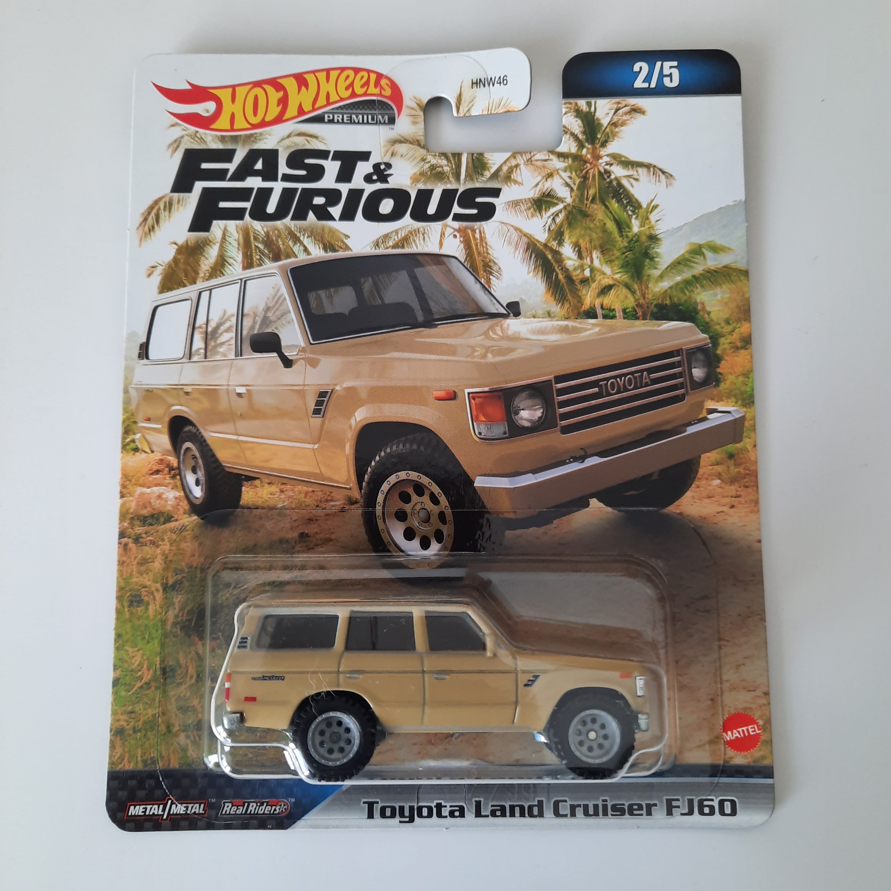 Fast & Furious (2) Toyota Land Cruiser FJ60 2/5 Hot Wheels Premium 2023