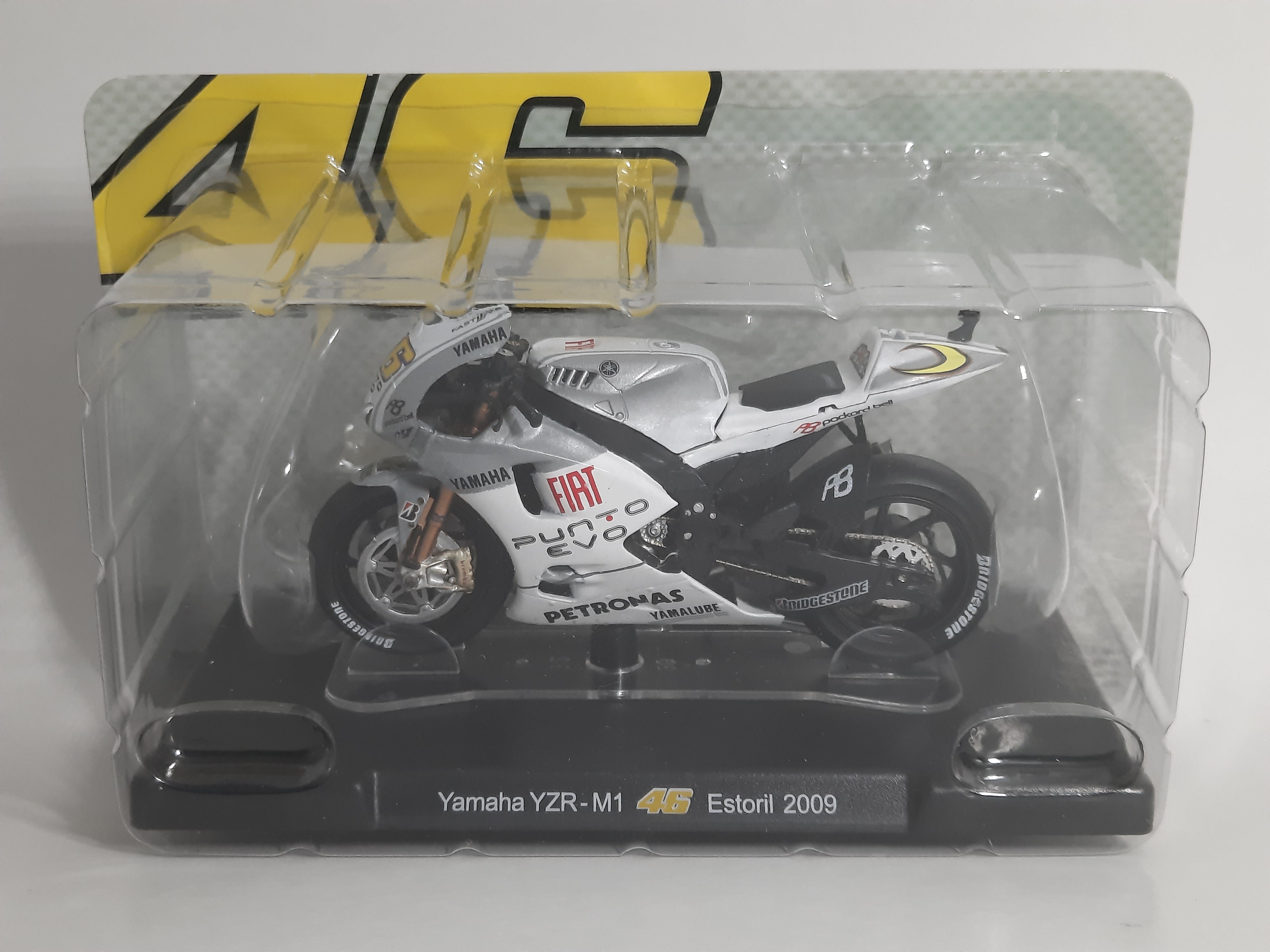 Modellino Moto Scala 1:18 Yamaha YZR-M1 Valentino Rossi #46 Collection Magazine Models