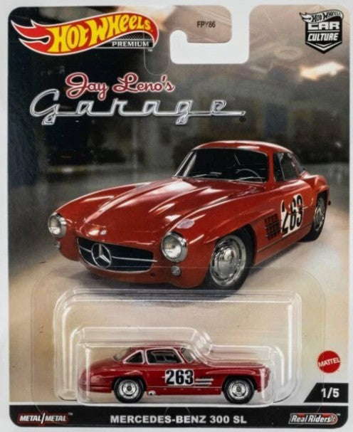 Mercedes-Benz 300 SL Jay Leno's Garage 1/5 Hot Wheels Premium 2024